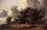 Salomon Van Ruysdael Canvas Paintings - After the Rain